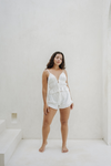 Diana Dobby Bridal Top - Ivory