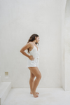 Diana Dobby Bridal Top - Ivory