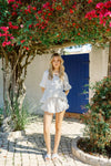 Remi Frill Pyjama Shorts - Ivory