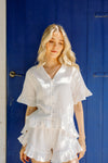 Remi Frill Pyjama Shorts - Ivory