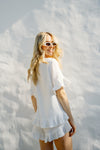 Remi Frill Pyjama Shorts - Ivory