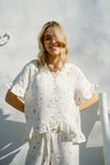 Remi Pyjama Trouser - Cream Floral