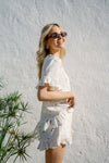 Remi Pyjama Top - Cream Floral