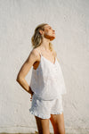 Isabella Cami & short set - Coconut Cream
