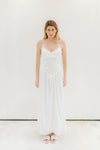 Fleur Drop Waist Maxi Slip Dress - Ivory