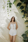 Poppy Cami & Shorts Sleep Set - Ivory