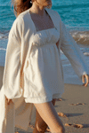 Brontë Gingham Playsuit - Buttermilk Yellow