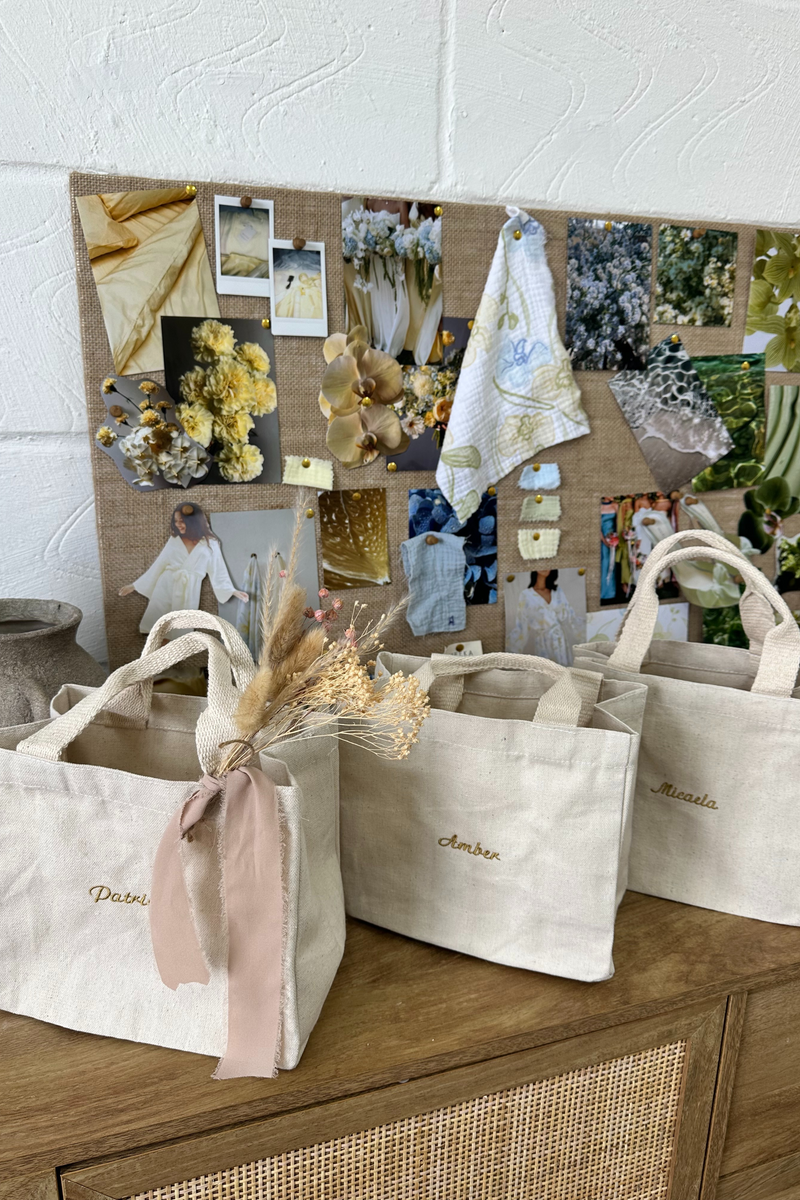 Mini Tote Bag - Natural – Meeka_co