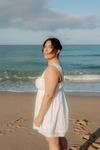 Brontë Embroidered Playsuit - Ivory