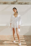 Camillo Bubble Wrap Robe - White