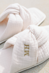 Mille Organic Bubble Cotton Knot Twist Slippers