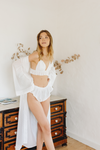 Diana Dobby Bridal Knickers - White