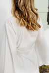 Diana Dobby Cotton Bridal Robe - White