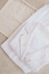 Meeka Luna long lounge pyjamas - white shell