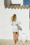 Meeka white robe