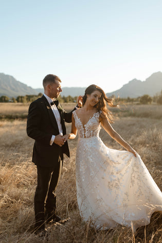  Getting ready with Jenna + Chad in Franschhoek, South Africa