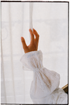 Olivia Embroidered Bridal robe - White
