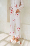Noelle Bubble Cotton Xmas Gingham Print - Blush Pink
