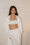 Valentina sweetheart Bralette - Ivory
