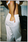 Valentina Boyfriend boxer trouser - Ivory
