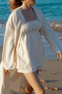  Brontë Gingham Playsuit - Buttermilk Yellow