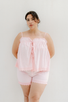 Billie Babydoll Day To Night Set- Baby pink