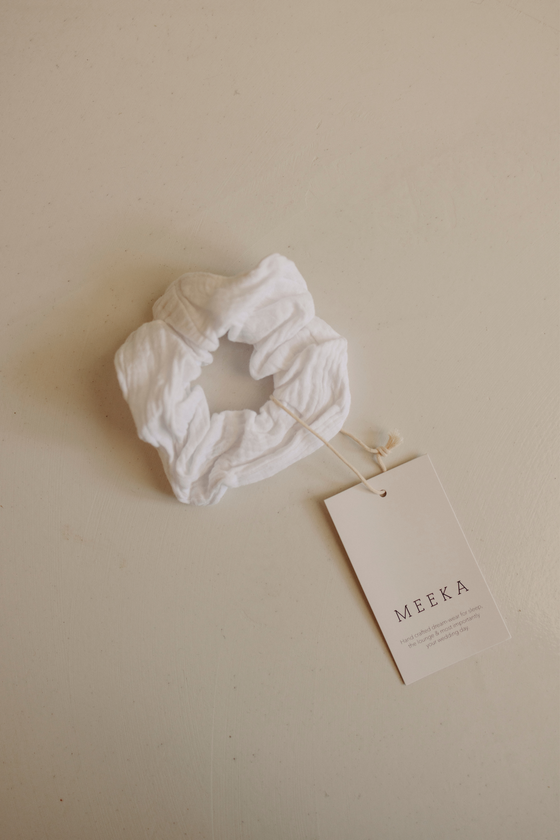 Organic Bubble Cotton Scrunchie