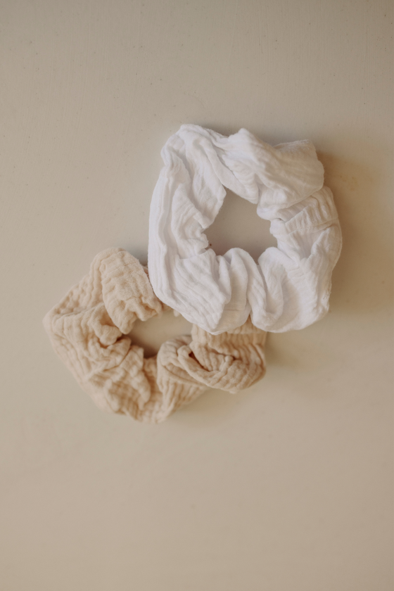 Organic Bubble Cotton Scrunchie