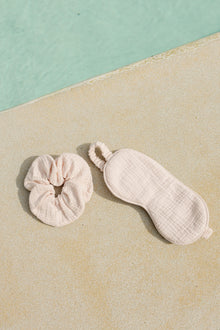  Organic cotton bubble Eye mask - Nude