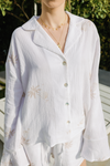 Isla Lounge bubble cotton set - Palm print