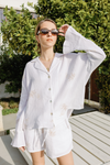 Isla Lounge bubble cotton set - Palm print