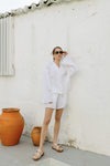 Isla Lounge bubble cotton set - Palm print