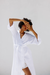 Meeka white robe