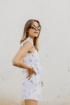 Aurora Frill Cami & Short PJ Set - Blue Floral