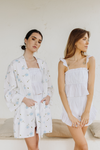 Aurora Frill Cami & Short PJ Set - White