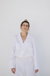 Sienna Bubble Lounge Pyjamas - White